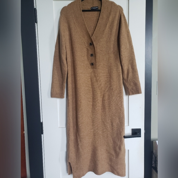 Camel sweater dress - Picture 5 of 6